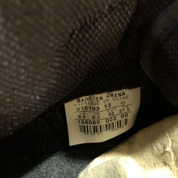 Air Jordan 1 (2001) Black /Silver Size 9.5 Men’s 12 Women’s 136060 002 - Picture 5 of 15